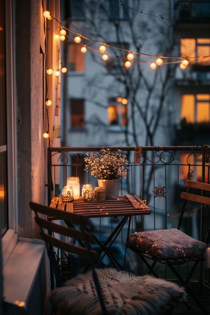 Una terraza, un lugar idílico, y un café. La alquimia de la inspiración